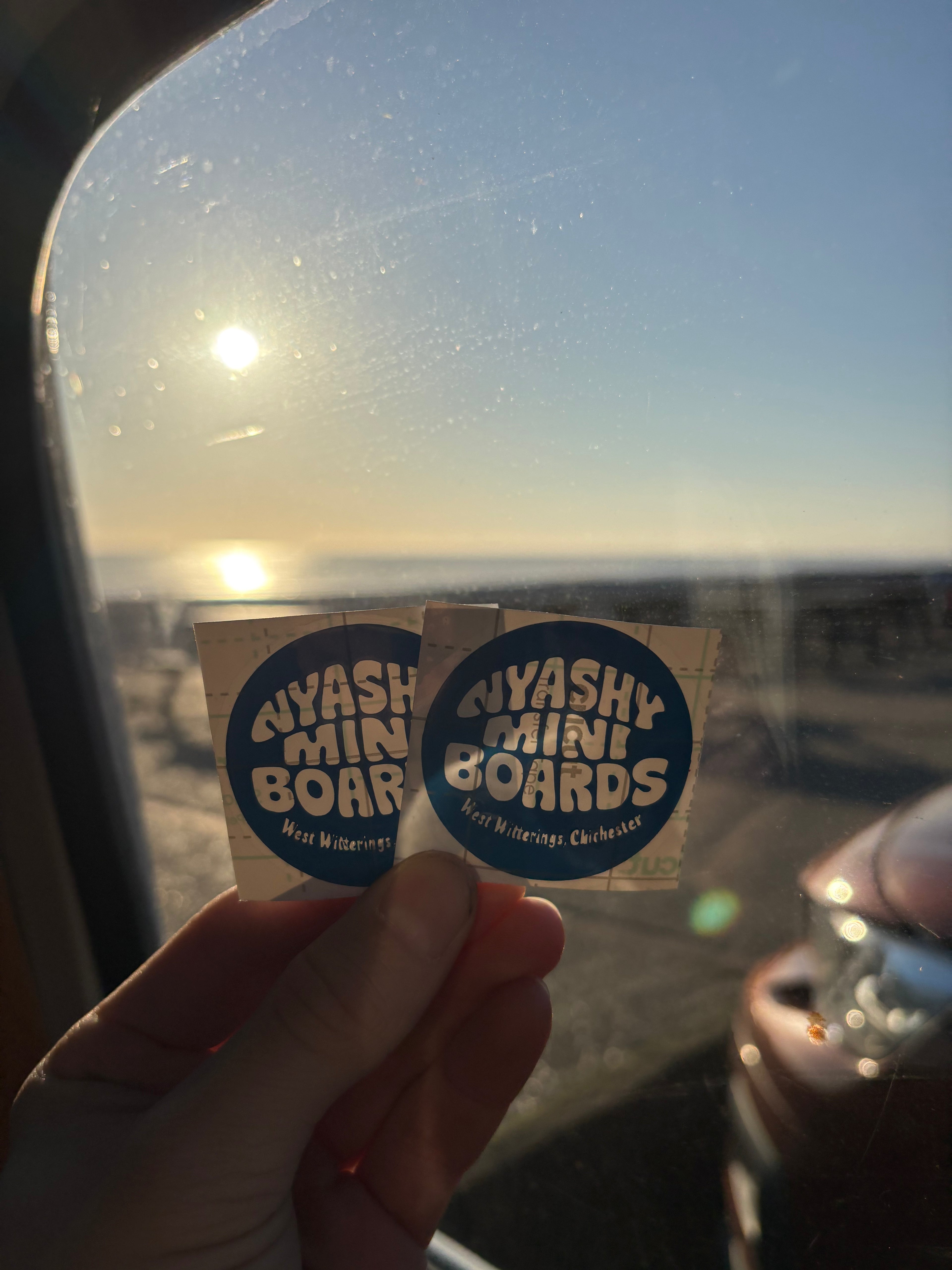 NyashyMiniBoards - West Witterings, Chichester 4 Stickers