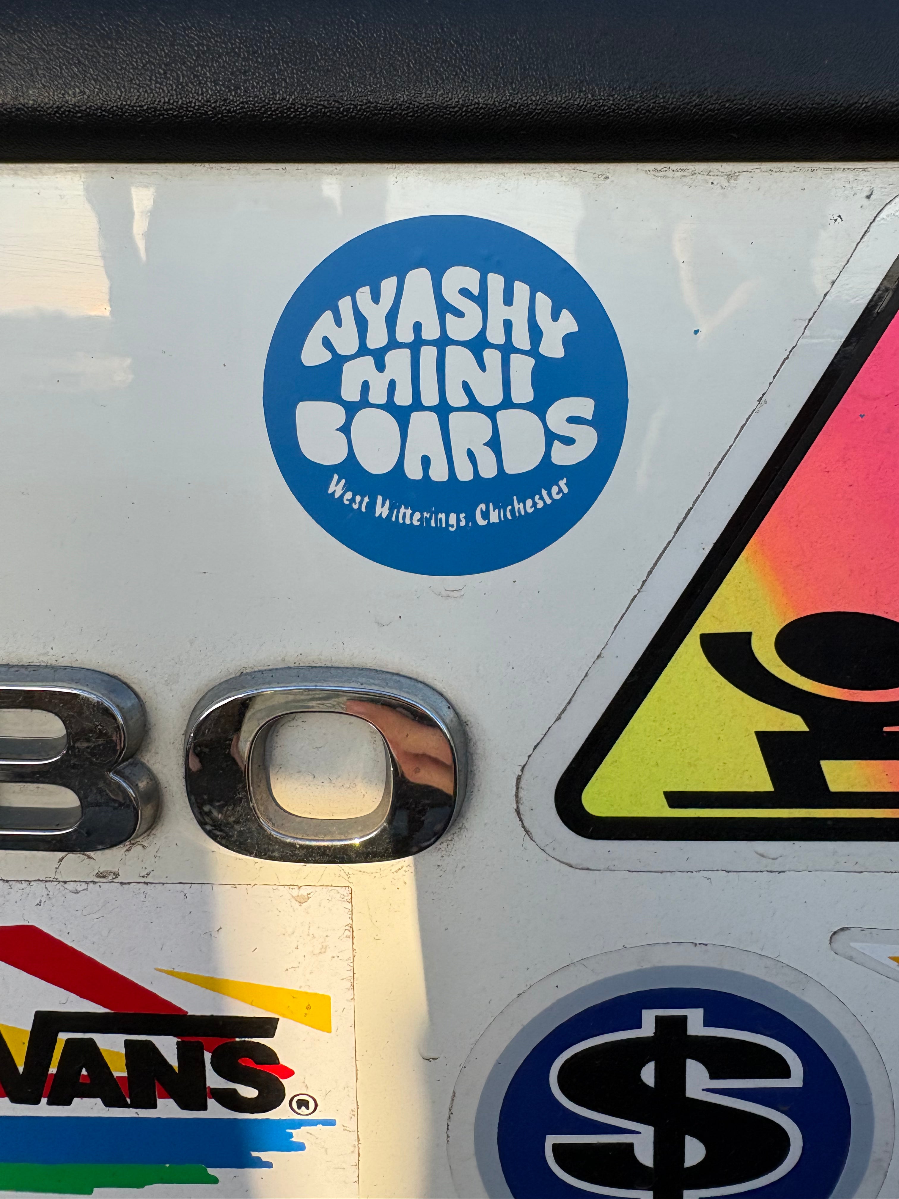 NyashyMiniBoards - West Witterings, Chichester 4 Stickers